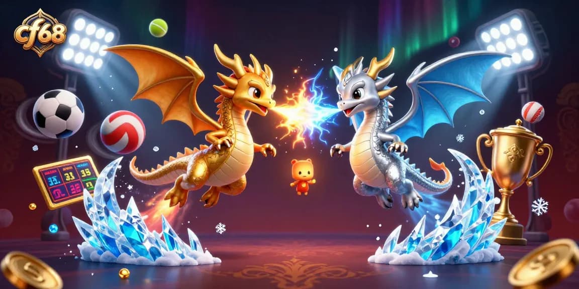 Experience thrilling gaming at CF68 with epic dragons and dynamic sports elements.