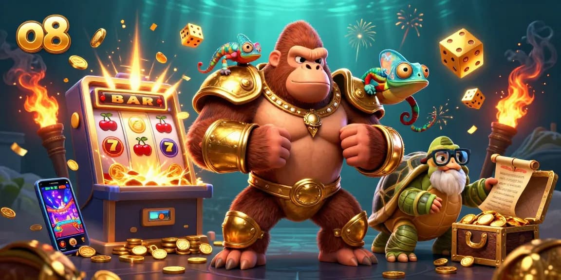 Experience thrilling gameplay at o8 with vibrant characters and immersive casino elements.