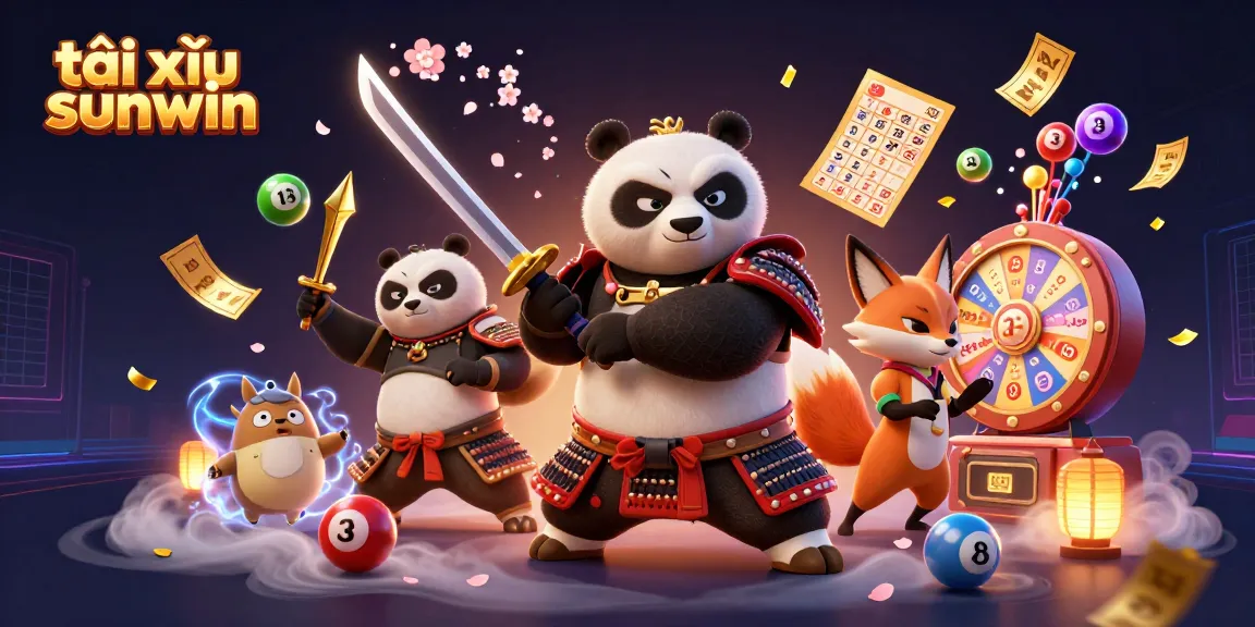 Experience tài xỉu sunwin gameplay with a dynamic casino scene featuring playful characters and vibrant elements.