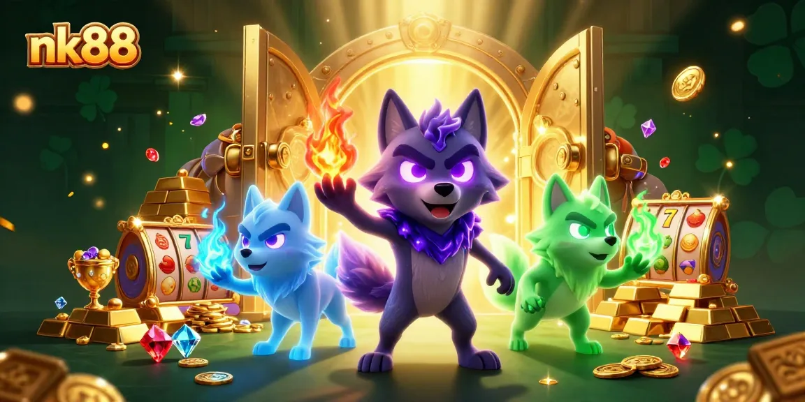 Engage in thrilling gaming adventures with nk88 as shadow wolf characters reveal hidden treasures.