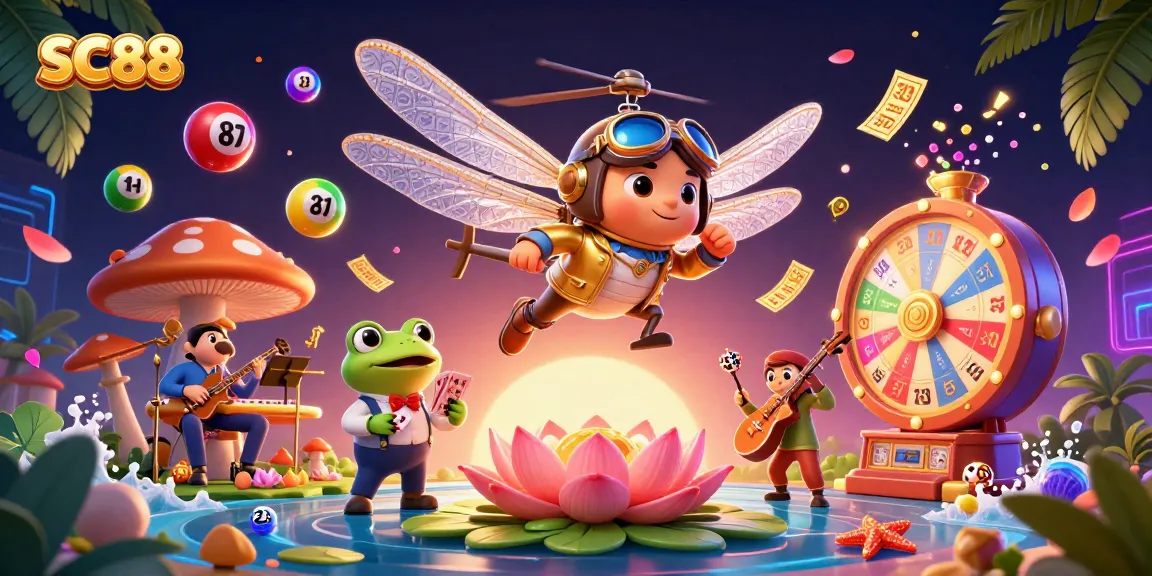 Experience thrilling games at SC88 with captivating characters and vibrant casino elements.