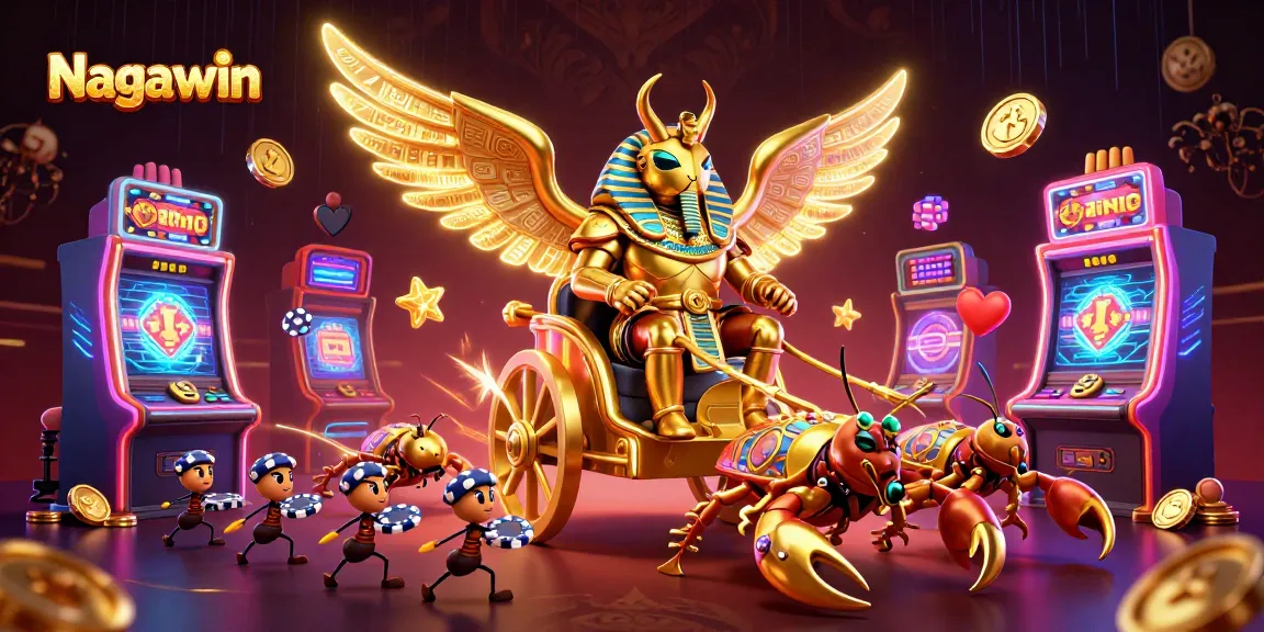 Nagawin offers thrilling slot adventures with colossal characters and casino excitement.