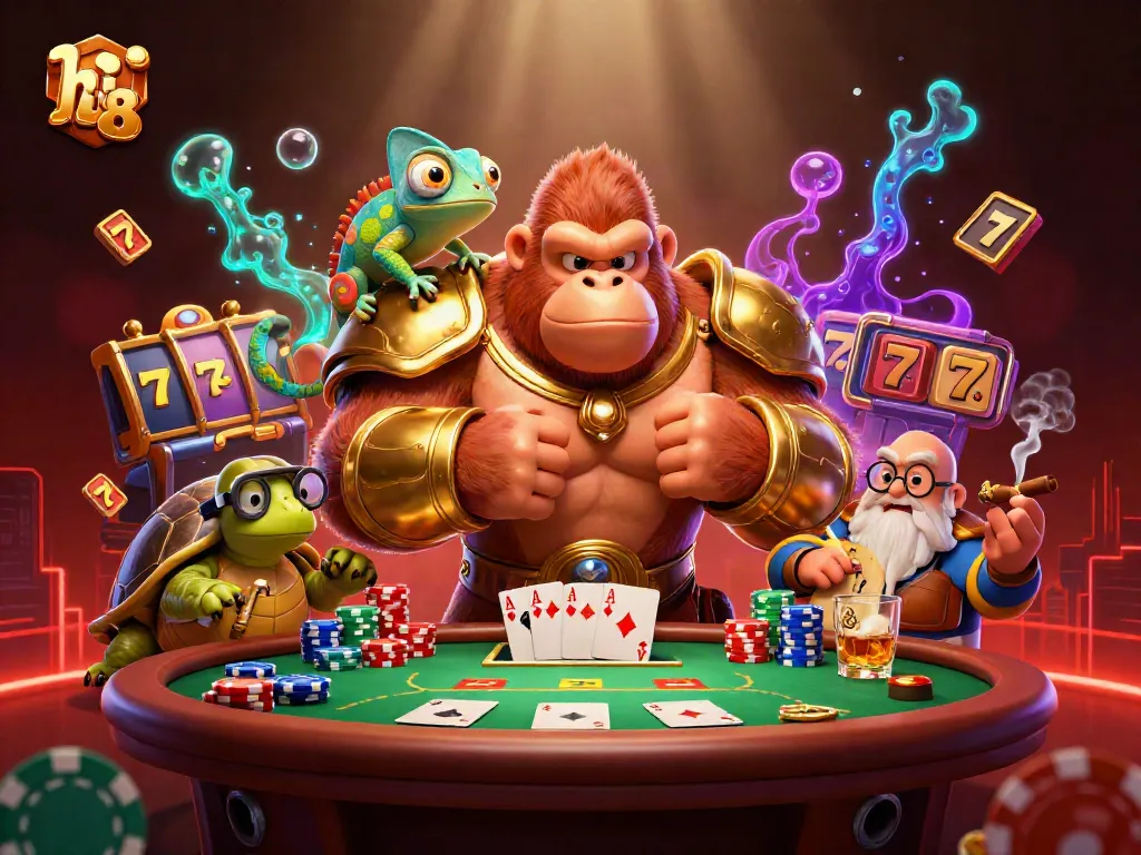 Experience the excitement of hi 88 casino with a powerful gorilla king and rich game elements.