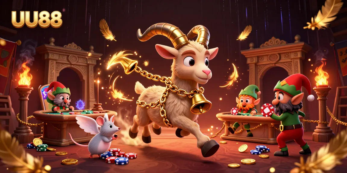 UU88 attracts players with thrilling animated scenes of festive gambling fun featuring unique characters.