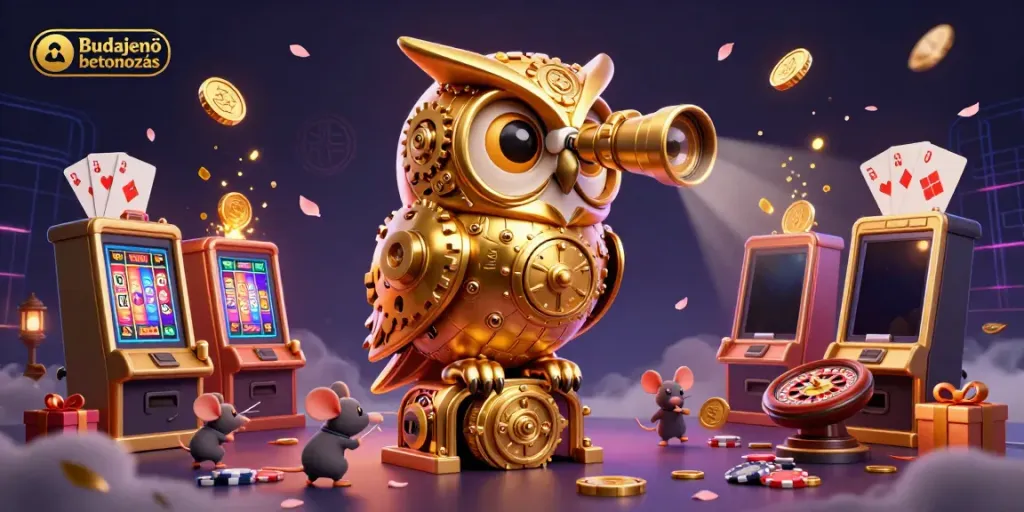 Engage in Budajenő betonozás with interactive slot machines and a whimsical casino atmosphere featuring unique characters.