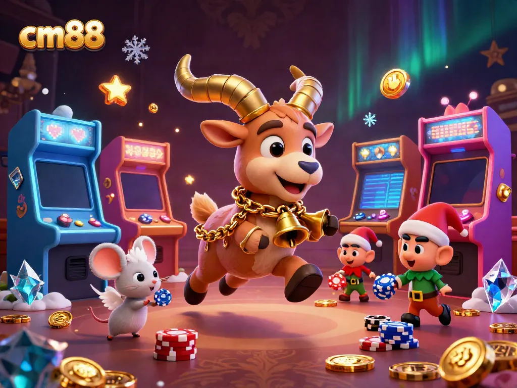 Engage with cm88's holiday-horror casino featuring lively characters and gaming excitement.