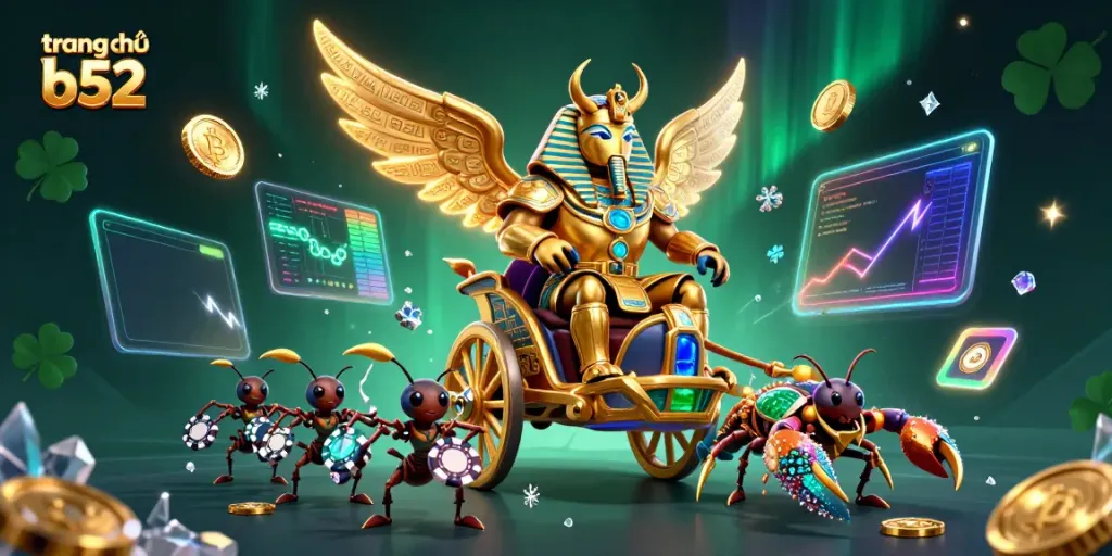 Engage in thrilling games at trang chủ b52 with vibrant casino elements and stunning characters in action.