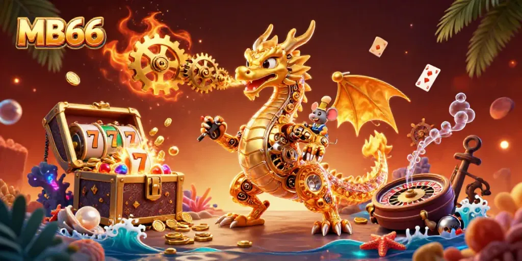 Join the excitement at MB66 as a golden dragon unleashes amazing casino treasures!