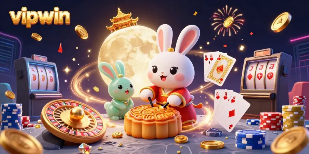 Engage in thrilling gameplay at vipwin, where luck meets excitement amidst vibrant casino elements.