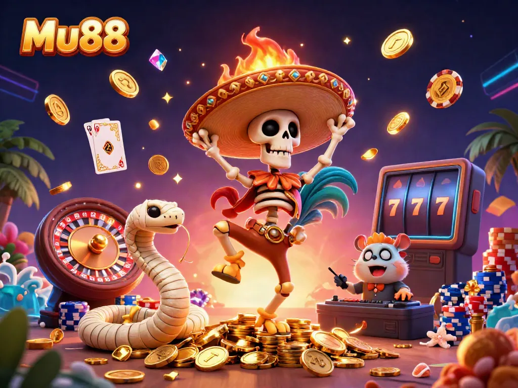 Experience thrilling casino adventures with Mu88, featuring vibrant characters and dynamic gameplay!