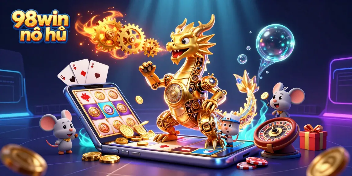 Experience the excitement of 98win nổ hũ with captivating slot gameplay and dynamic visuals.