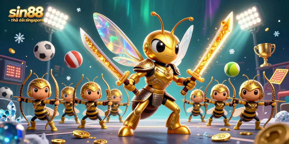 Engage with sin88 - nhà cái singapore in a dynamic 3D casino scene filled with vibrant betting excitement.