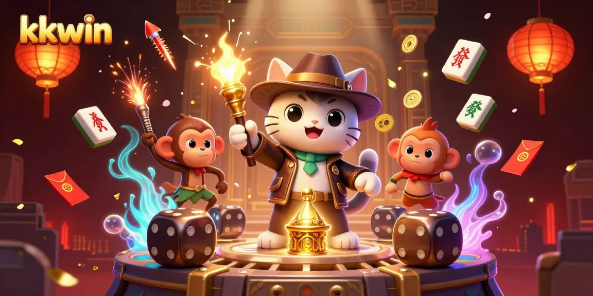 Engage with kkwin through a thrilling adventure of discovering casino secrets in a dynamic 3D scene.